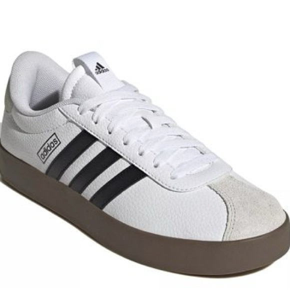 Adidas White and Black Casual Sneakers - Picture 1 of 6
